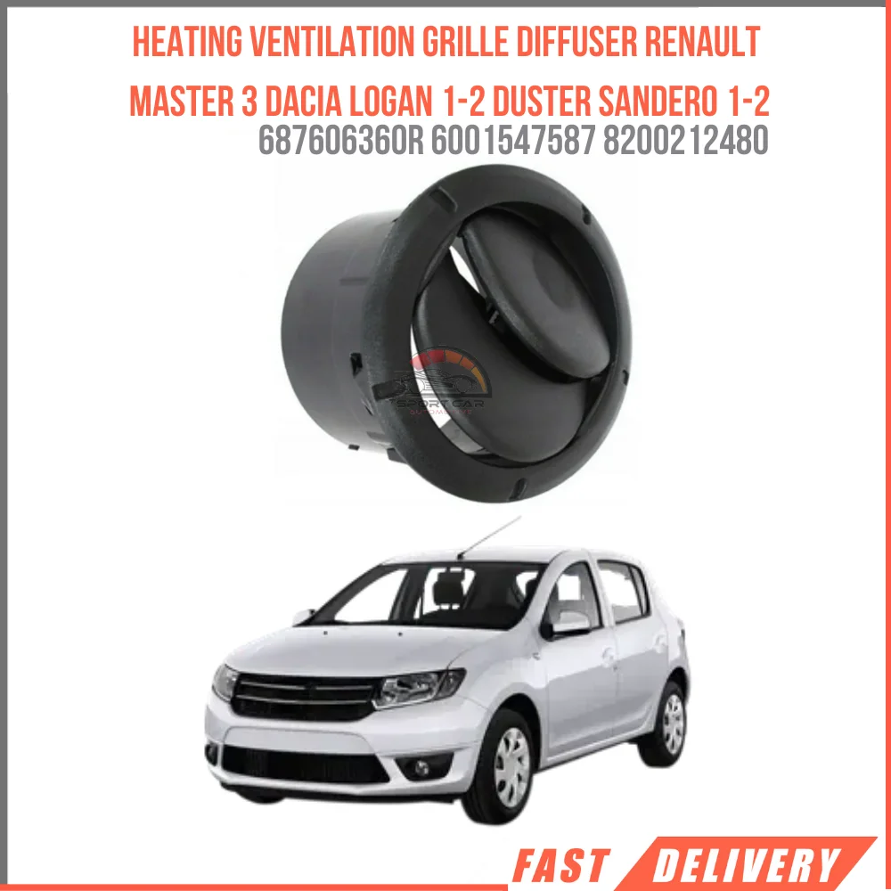 For Heating Ventilation Grille Diffuser Renault Master 3 Dacia Logan 1-2 Duster Sandero 1-2 OE 687606360R 6001547587 8200212480
For Heating Ventilation Grille Diffuser Renault Master 3 Dacia Logan 1-2 Duster Sandero 1-2 OE 687606360R 6001547587 8200212480
