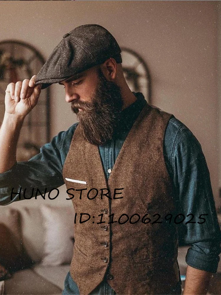 Men's Suit Vest V Neck Single Breasted Wool Sleeveless Jacket Wedding Groomsmen Dinner Male Slim Fit Waistcoat Traje Formal
Men's Suit Vest V Neck Single Breasted Wool Sleeveless Jacket Wedding Groomsmen Dinner Male Slim Fit Waistcoat Traje Formal