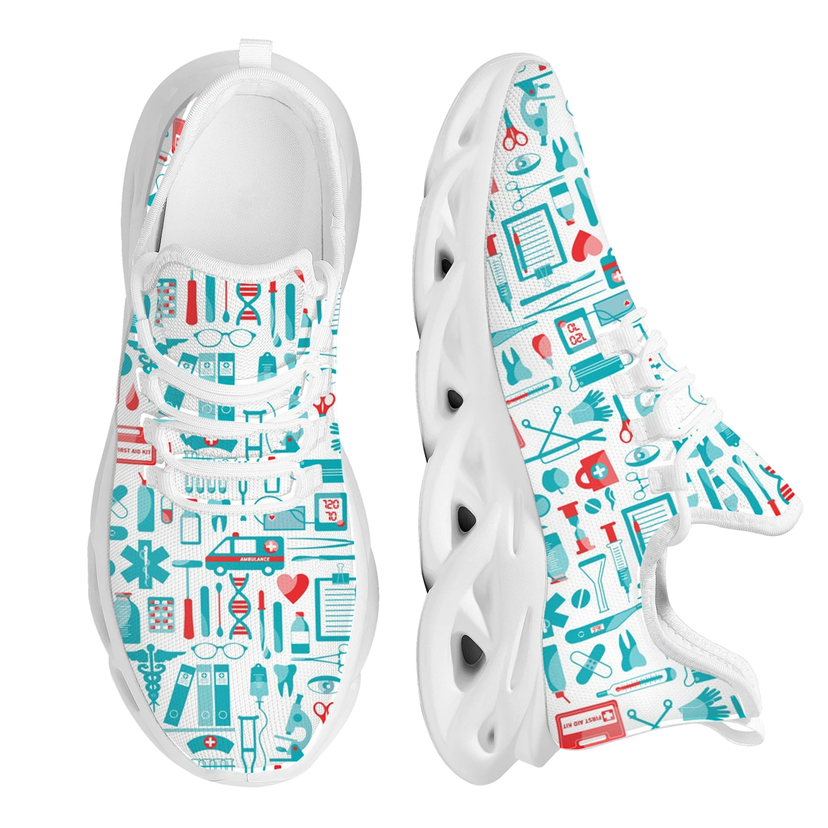 3D Printing Hospital Supplies Design Sneakers Comfortable Lightweight Fashion Lace-Up Shoes Winter Breathable Vulcanized Shoes 
3D Printing Hospital Supplies Design Sneakers Comfortable Lightweight Fashion Lace-Up Shoes Winter Breathable Vulcanized Shoes