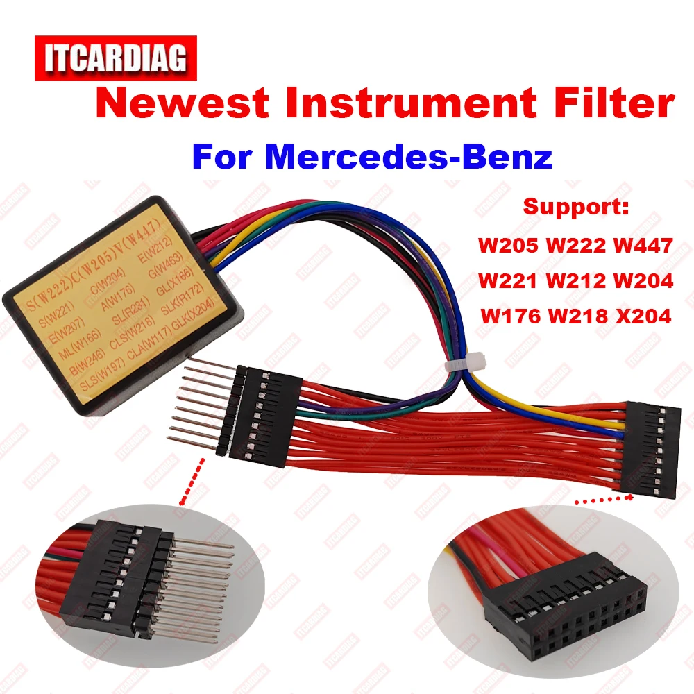 New Car Instrument Filter for Mercedes for Benz W205 W222 W447 W221 W212 W204 W176 W218 X204 KM Filter Kilometer Can Blocker Fit
New Car Instrument Filter for Mercedes for Benz W205 W222 W447 W221 W212 W204 W176 W218 X204 KM Filter Kilometer Can Blocker Fit