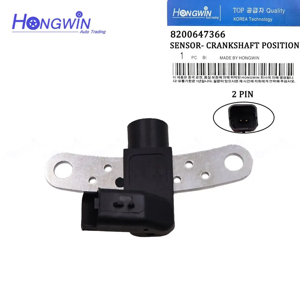 8200647366 2375000Q0J Датчик положения коленчатого вала для Renault Clio Megane Scenic Kangoo Logan Sandero Symbol Modus
8200647366 2375000Q0J Датчик положения коленчатого вала для Renault Clio Megane Scenic Kangoo Logan Sandero Symbol Modus