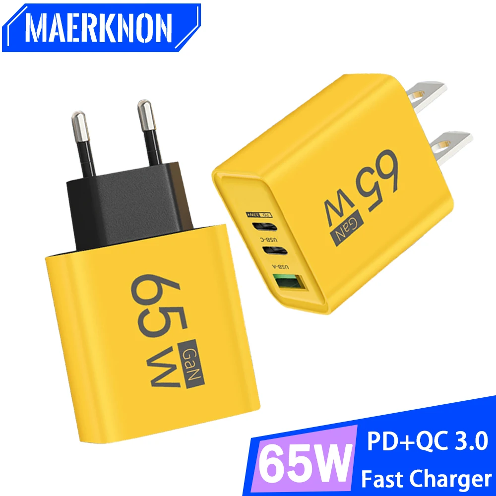 GaN 65W PD USB C Charger Type C Fast Charging Wall Charger For iPhone 15 Xiaomi Samsung Huawei 3 Ports USB Phone Charger Adapter
GaN 65W PD USB C Charger Type C Fast Charging Wall Charger For iPhone 15 Xiaomi Samsung Huawei 3 Ports USB Phone Charger Adapter