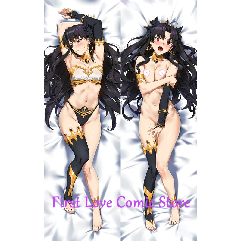 

Dakimakura Anime Pillow Cover Inanna Giant Breasts With Beautiful Legs Double Sided Print Life-size Body Decoration