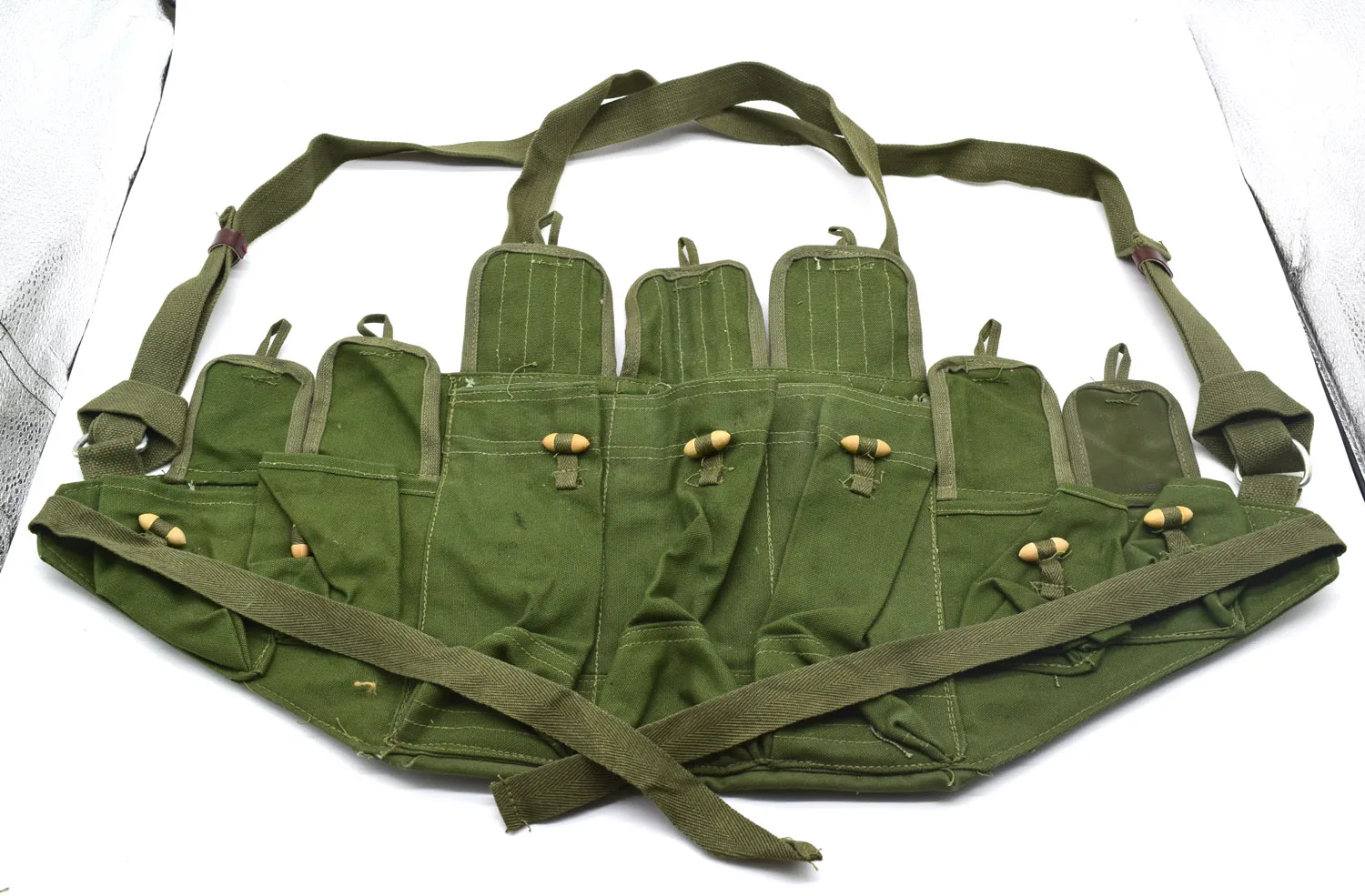 

Original Military Chinese Type 56 AK Chest Rig Ammo Pouch Surplus Military store Military Reenactments 　
