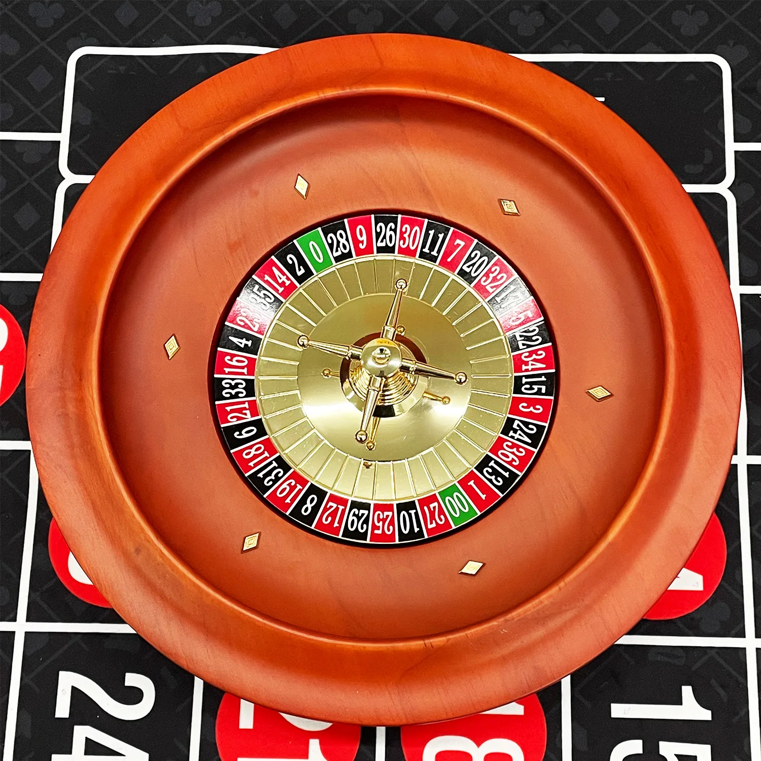 Solid Wood Roulette Wheel with Table Felt, 28cm Casino Roulette Wheels Spinning Tbale Cloth Mat for Home Game Night Party
Solid Wood Roulette Wheel with Table Felt, 28cm Casino Roulette Wheels Spinning Tbale Cloth Mat for Home Game Night Party