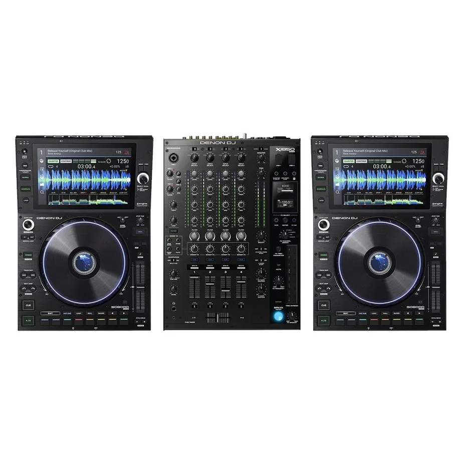 Новое поступление, DJ SC6000 проигрыватели + Смеситель Denon X1850 и комплект крышек.
Новое поступление, DJ SC6000 проигрыватели + Смеситель Denon X1850 и комплект крышек.