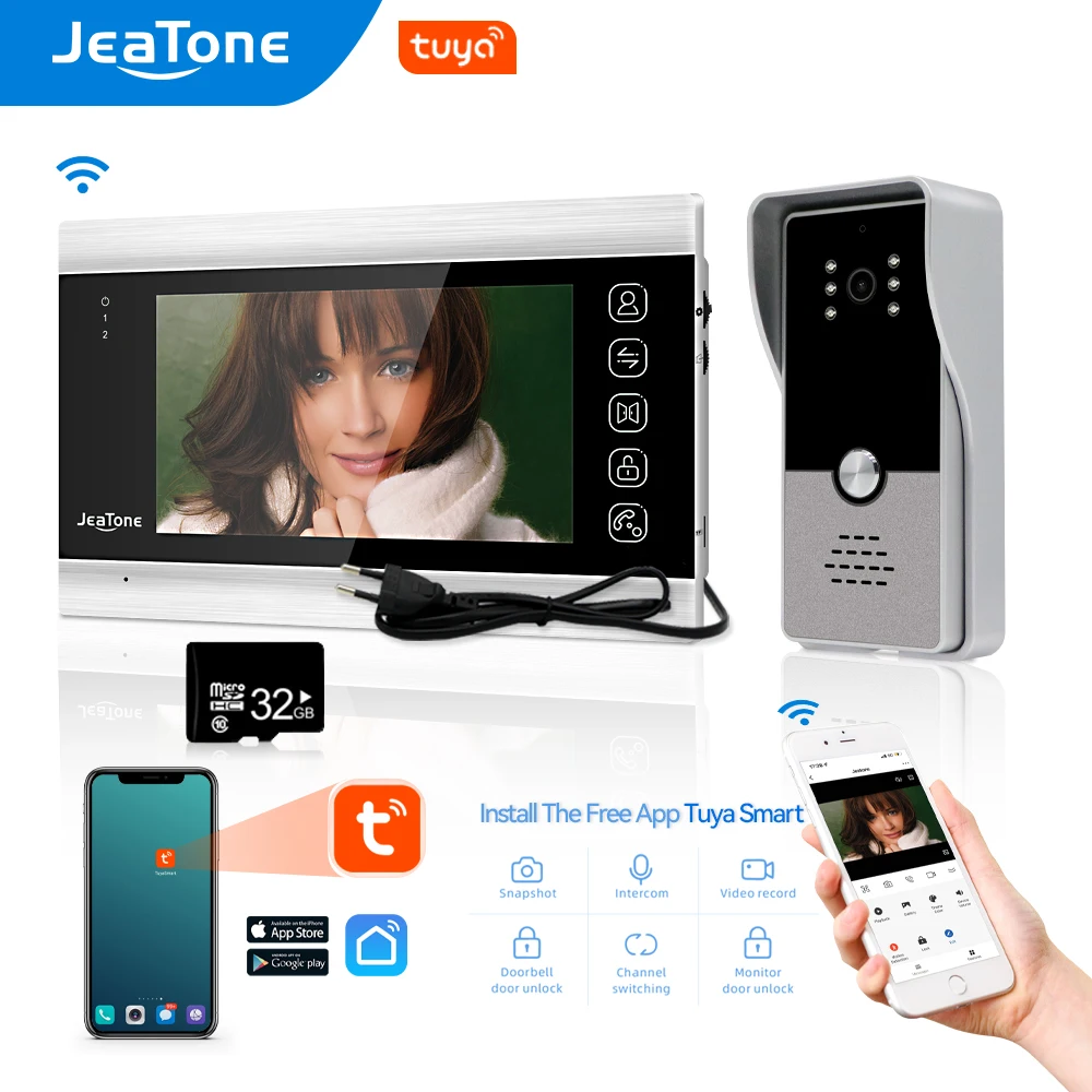 Jeatone 7 дюймов HD видео домофон камера Дверной звонок с датчиком движения Ночное Видение безопасности 1200tvl частный дом видео дверь
Jeatone 7 дюймов HD видео домофон камера Дверной звонок с датчиком движения Ночное Видение безопасности 1200tvl частный дом видео дверь
