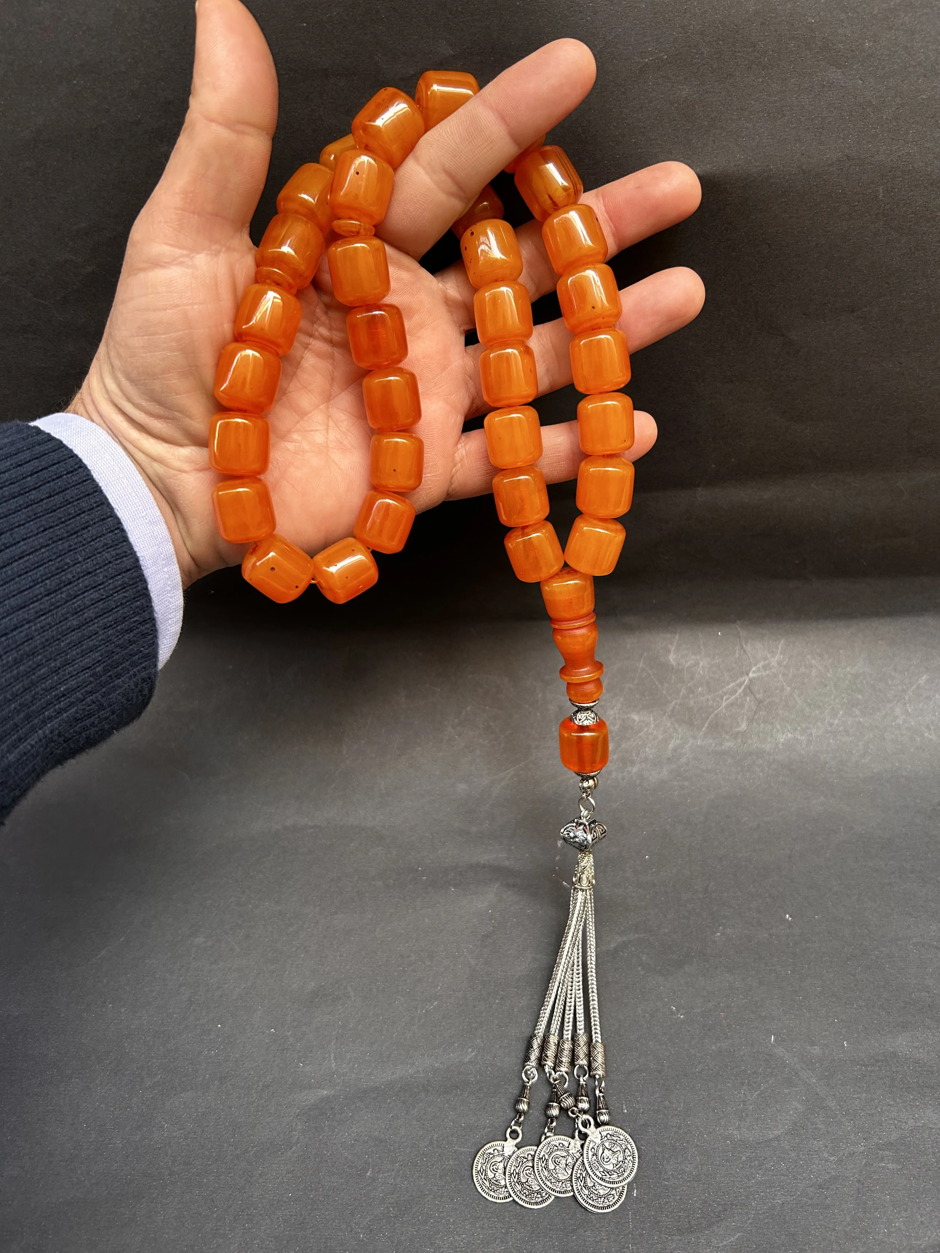 Very Special Handmade RosaryOttoman Rare Antique Faturan German Amber Sandalous Misbaha Prayerbeads Rosary Tasbih Tesbih İslam
Very Special Handmade RosaryOttoman Rare Antique Faturan German Amber Sandalous Misbaha Prayerbeads Rosary Tasbih Tesbih İslam
