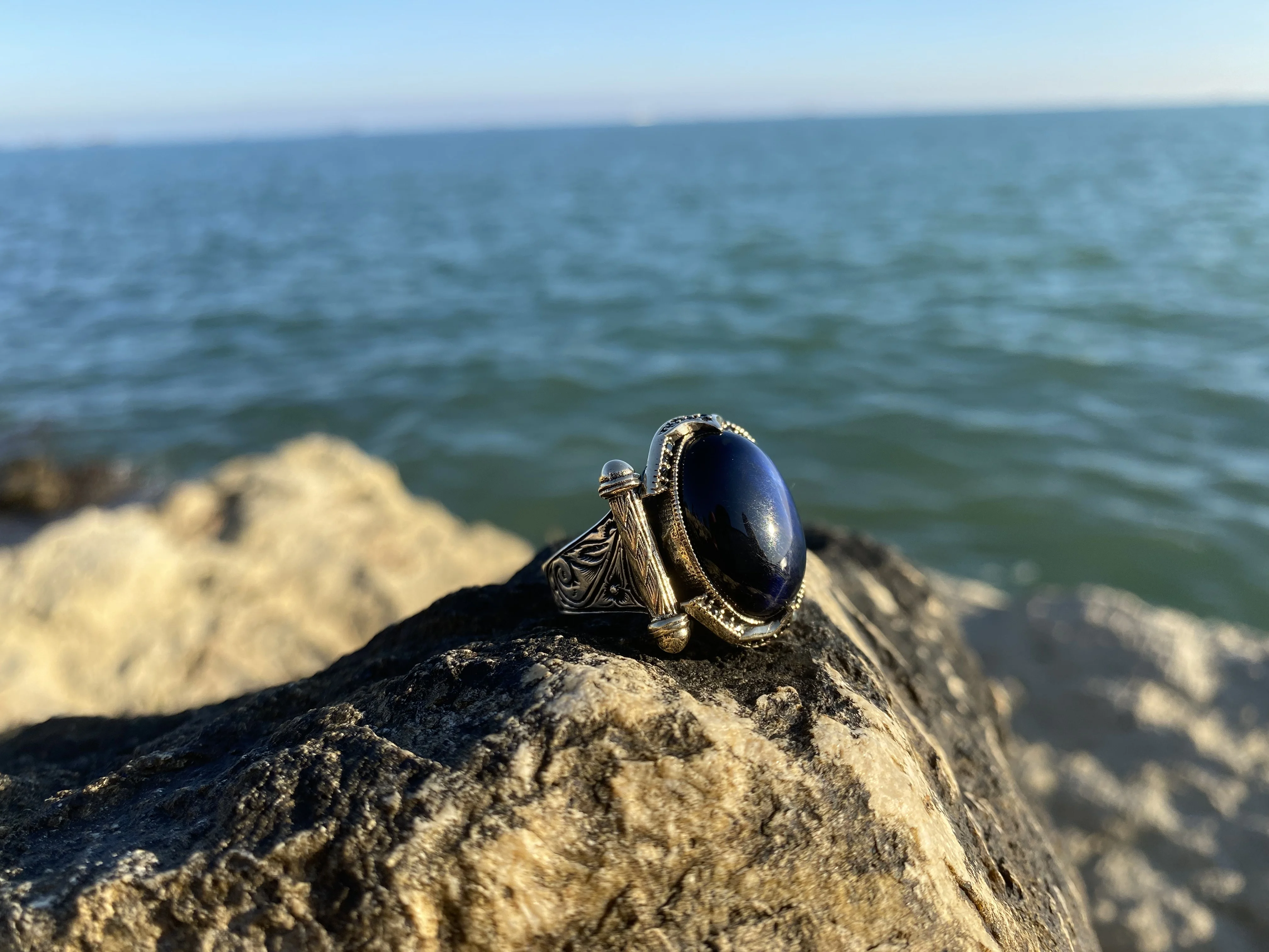 Sultan Series - Special Desing Silver Black Color Catalin Stone Ring Fashion Turkish Premium Quality Handmade Jawelery, gift,
Sultan Series - Special Desing Silver Black Color Catalin Stone Ring Fashion Turkish Premium Quality Handmade Jawelery, gift,