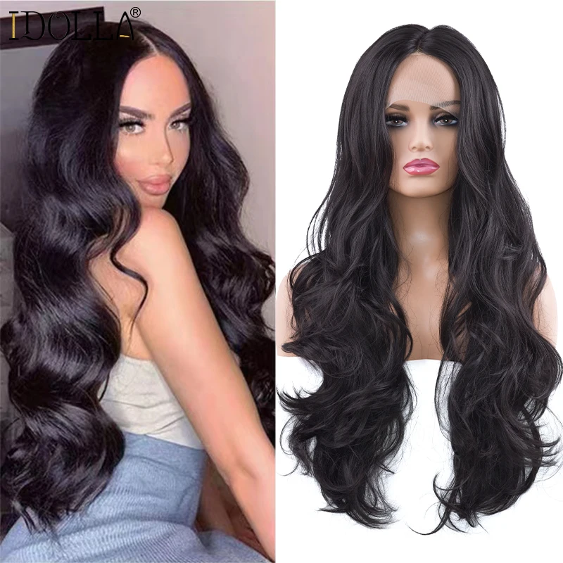 Idolla Synthetic Lace Wigs 180% Density Cosplay Long Wave Wigs For White And Black Women With Heat Resistant Natural Wavy Hair
Idolla Synthetic Lace Wigs 180% Density Cosplay Long Wave Wigs For White And Black Women With Heat Resistant Natural Wavy Hair