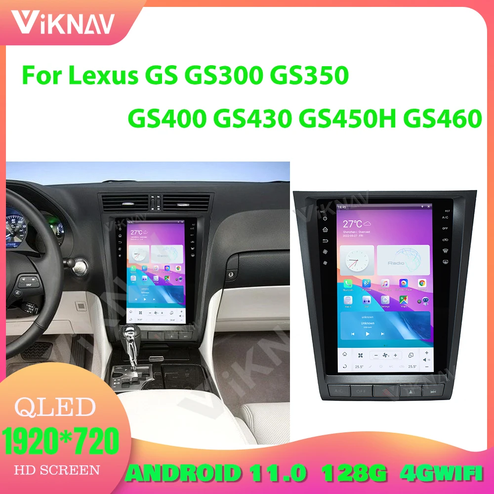 For Lexus GS GS400 GS430 GS450H GS460 Android 11 Car Radio GPS Navigation Qualcomm Car Multimedia Player Auto Stereo Receiver
For Lexus GS GS400 GS430 GS450H GS460 Android 11 Car Radio GPS Navigation Qualcomm Car Multimedia Player Auto Stereo Receiver