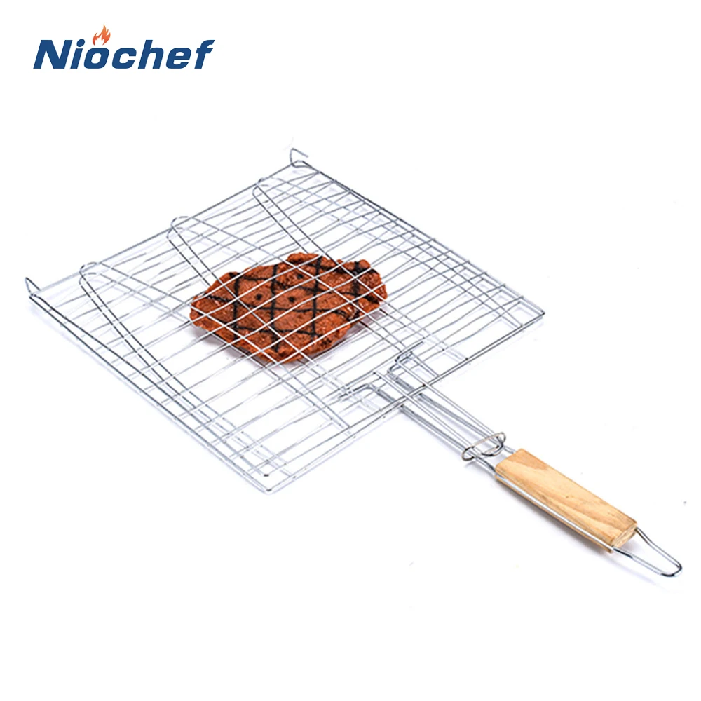New Grilled Fish BBQ Clip Net Barbeque Grill Clamps Stainless Steel BBQ Grills Rectangle Wire Mesh Net Removable Handle BBQ Mesh
New Grilled Fish BBQ Clip Net Barbeque Grill Clamps Stainless Steel BBQ Grills Rectangle Wire Mesh Net Removable Handle BBQ Mesh