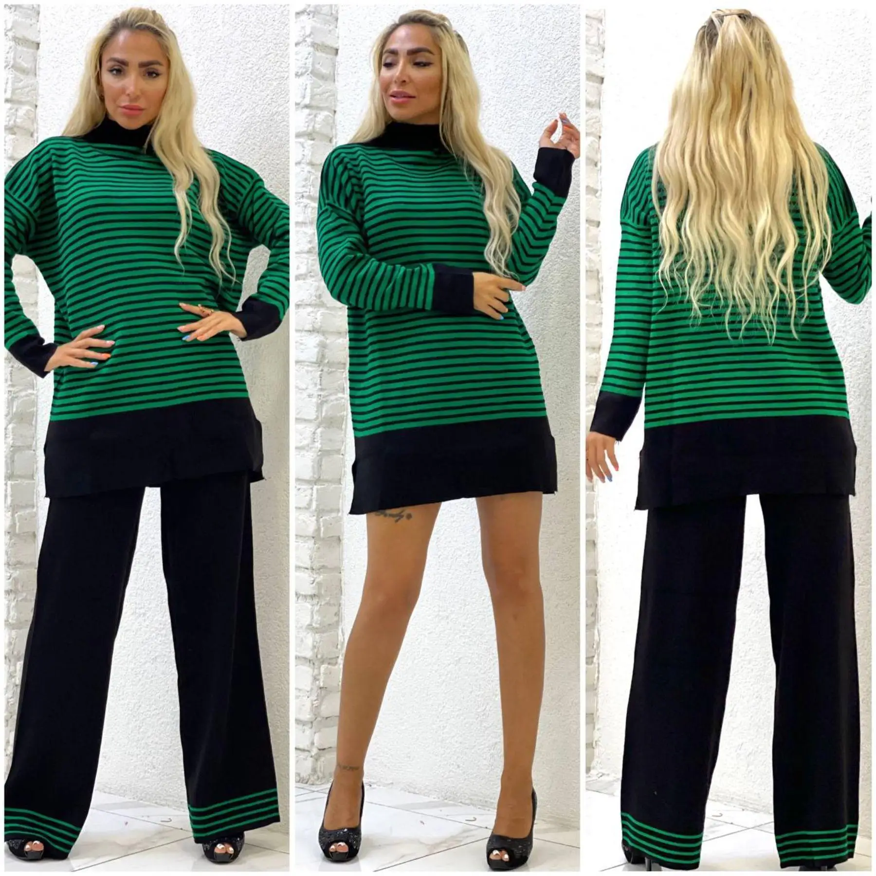 Cotton Knitted Set Dress and Pant Winter Women Fashion Elastic Waist Free Size Relax Big Plus Sized Muslim Modest Long Wear
Cotton Knitted Set Dress and Pant Winter Women Fashion Elastic Waist Free Size Relax Big Plus Sized Muslim Modest Long Wear