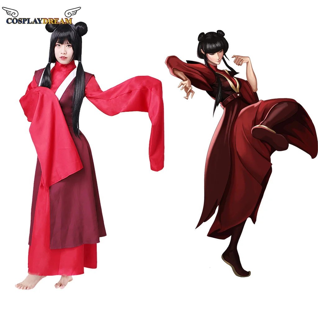 adult ladies Mai cosplay Avatar The Last Airbender Mai costume battle suit fire nation red dress uniform suit halloween dresses
adult ladies Mai cosplay Avatar The Last Airbender Mai costume battle suit fire nation red dress uniform suit halloween dresses
