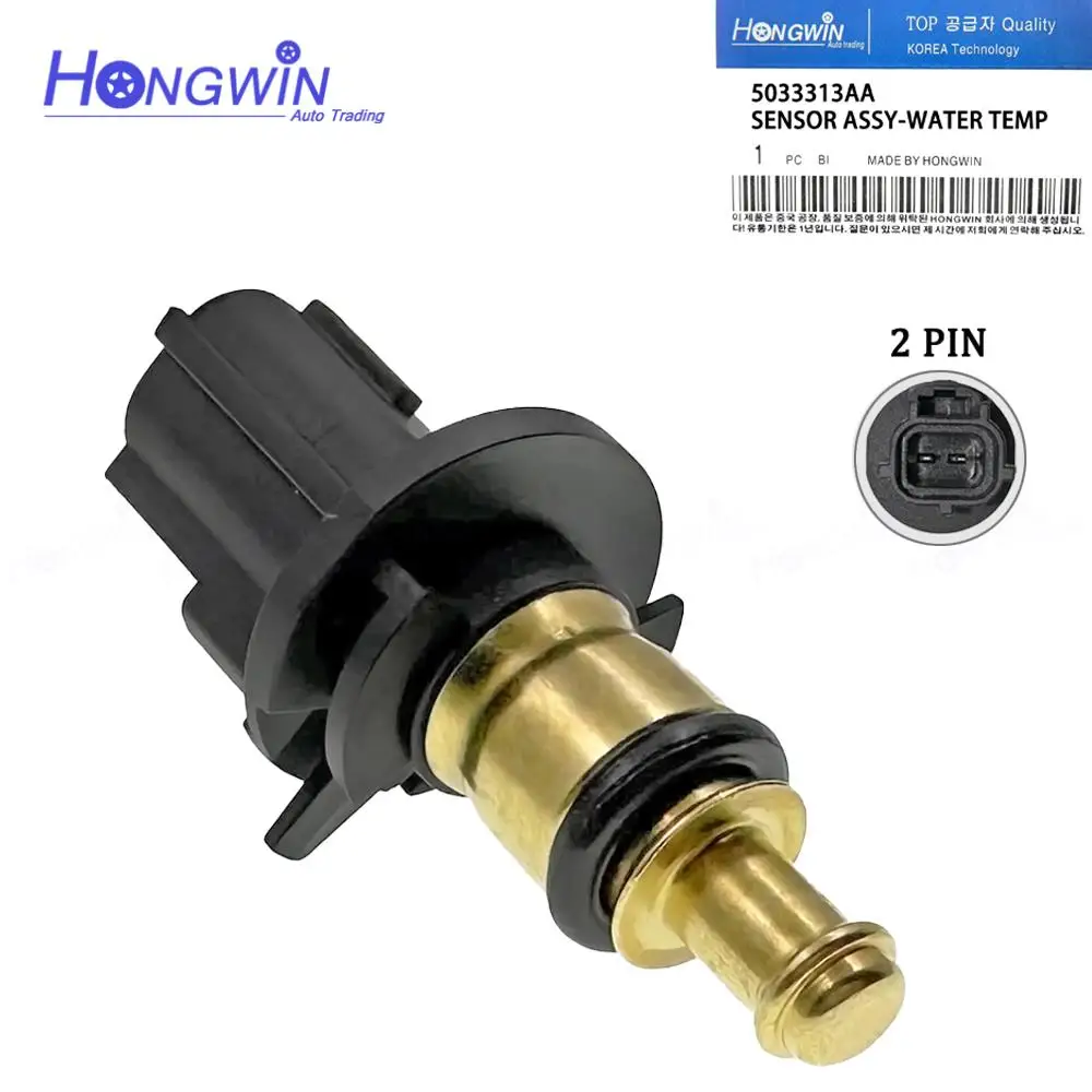 

Coolant Temp Temperature Sensor Water Sender ECT For Chrysler Dodge Jeep 1.8L 2.0L 2.4L 2.7L 5033313AA