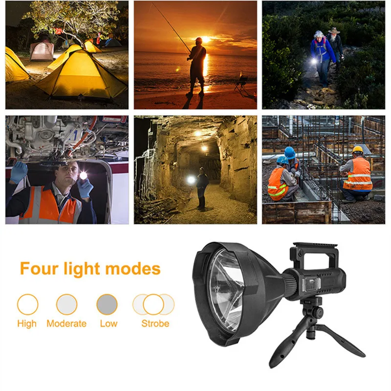 2022 NEW Powerful LED Flashlight Portable Torch Lamp Searchlight USB Super Bright Rechargeable Waterproof Spotlight Tripod Base
2022 NEW Powerful LED Flashlight Portable Torch Lamp Searchlight USB Super Bright Rechargeable Waterproof Spotlight Tripod Base