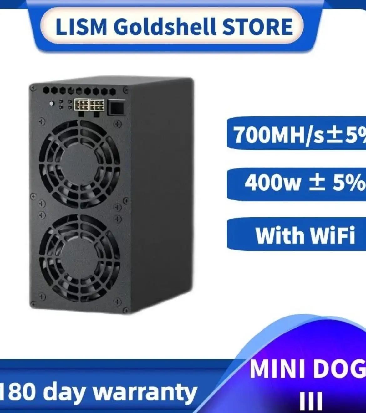 Горячая Распродажа, новинка, Майнер Goldshell minidoge3, 700 м, 400 Вт, Майнер для монет LTC DOGE, бесшумная сеть для goldshell mini doge 3
Горячая Распродажа, новинка, Майнер Goldshell minidoge3, 700 м, 400 Вт, Майнер для монет LTC DOGE, бесшумная сеть для goldshell mini doge 3
