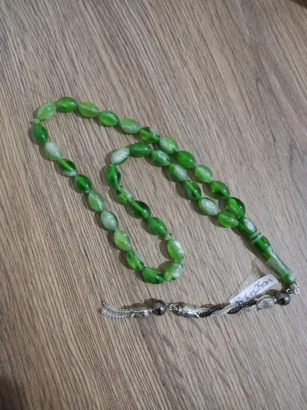 Silvery Green Squeezed Amber Prayer Beads 33 misbaha tasbih Muslim Tesbih gift man fashion muslim bracelet arabic wholesale
Silvery Green Squeezed Amber Prayer Beads 33 misbaha tasbih Muslim Tesbih gift man fashion muslim bracelet arabic wholesale