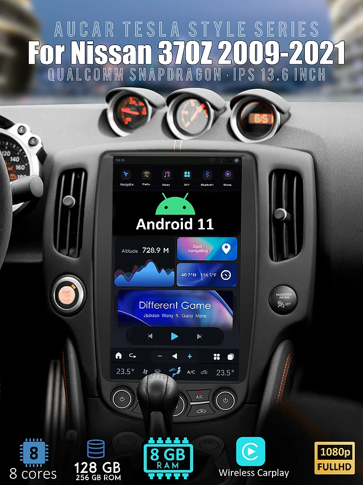Автомагнитола AuCar 13,6 T-Style для Nissan 370Z 2009-2021, Android, GPS, Carplay, Android, автомобильный стерео Мультимедийный Плеер
Автомагнитола AuCar 13,6 T-Style для Nissan 370Z 2009-2021, Android, GPS, Carplay, Android, автомобильный стерео Мультимедийный Плеер