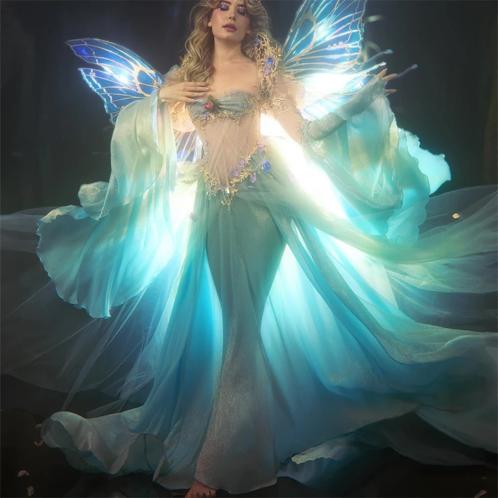 20191 # Dreamy расклешенные рукава без бретелек 3D Цветы вечернее платье для женщин потрясающая аппликация Тюль платье для фотографии новый дизайн
20191 # Dreamy расклешенные рукава без бретелек 3D Цветы вечернее платье для женщин потрясающая аппликация Тюль платье для фотографии новый дизайн
