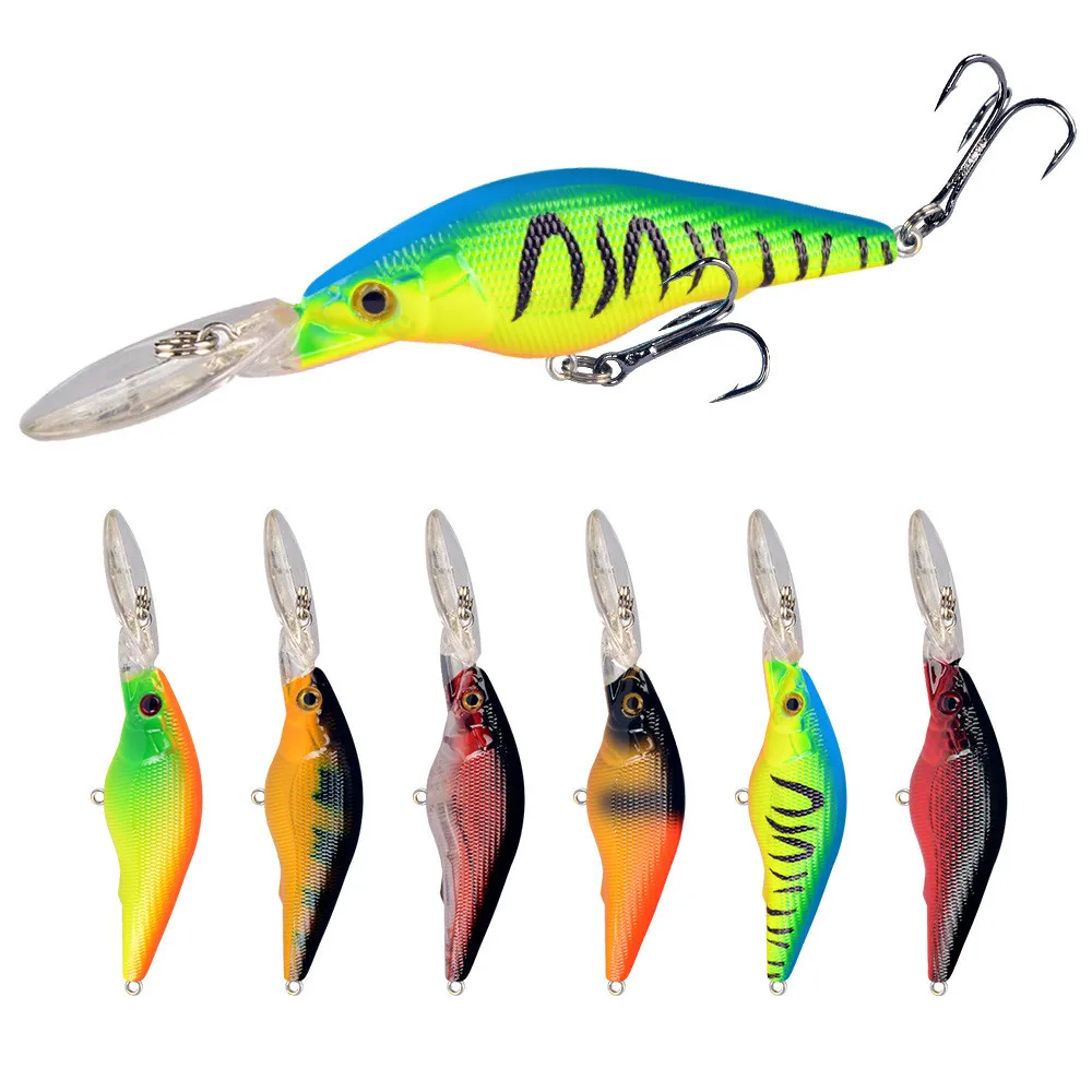 

1PCS Minnow Fishing Lure 90mm 6.5g Floating Hard Bait Wobbler Jig Bait Crankbait Carp Striped bass Pesca Fishing tackle SwimBait