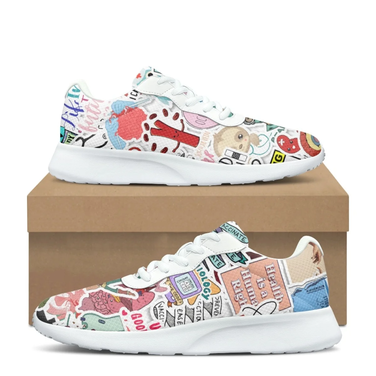 Hospital Nurse Medical Tools Print Women's Sneaker Wear-resistant Cozy Outdoor Running Shoes Lightweight Breathable Walking Shoe
Hospital Nurse Medical Tools Print Women's Sneaker Wear-resistant Cozy Outdoor Running Shoes Lightweight Breathable Walking Shoe