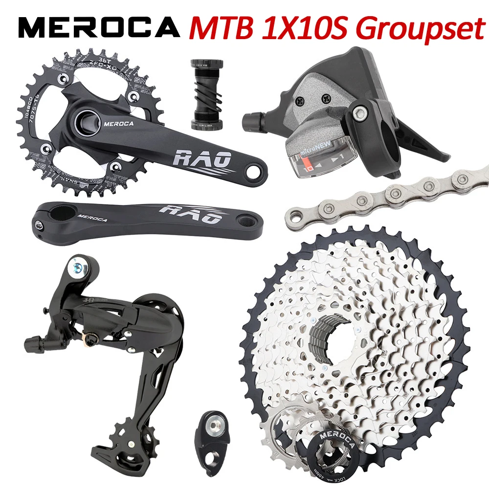 MTB 1X10Speed комплект микроновый задний переключатель передач рычаг 116L цепь 42 46 50T 10S кассета 170 мм 32/34/36T коленчатый BB 10S групсет
MTB 1X10Speed комплект микроновый задний переключатель передач рычаг 116L цепь 42 46 50T 10S кассета 170 мм 32/34/36T коленчатый BB 10S групсет