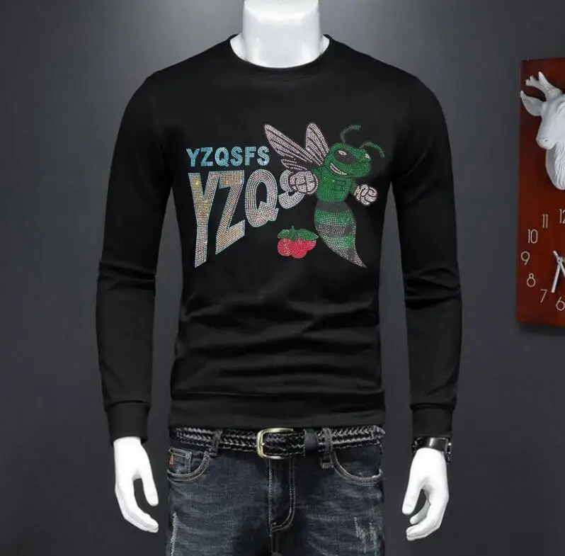 2023 Hot sale Men Fashion Long-Sleeve Designer Rhinestone Hoodie men's gifts Size S-4XL
2023 Hot sale Men Fashion Long-Sleeve Designer Rhinestone Hoodie men's gifts Size S-4XL