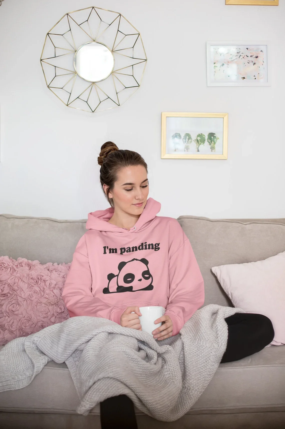 Толстовка Sugarbaby унисекс с надписью «I am panding», удобная толстовка, пуловер для ленивых, симпатичная толстовка, хлопковый свитер, Прямая поставка 
Толстовка Sugarbaby унисекс с надписью «I am panding», удобная толстовка, пуловер для ленивых, симпатичная толстовка, хлопковый свитер, Прямая поставка