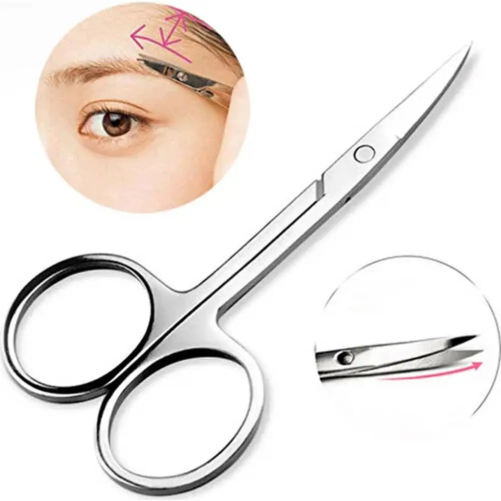 Eyebrow and Mustache Curl-tip Stainless Scissors Beauty hair can shorten eyebrows whiskers first in fashion
Eyebrow and Mustache Curl-tip Stainless Scissors Beauty hair can shorten eyebrows whiskers first in fashion