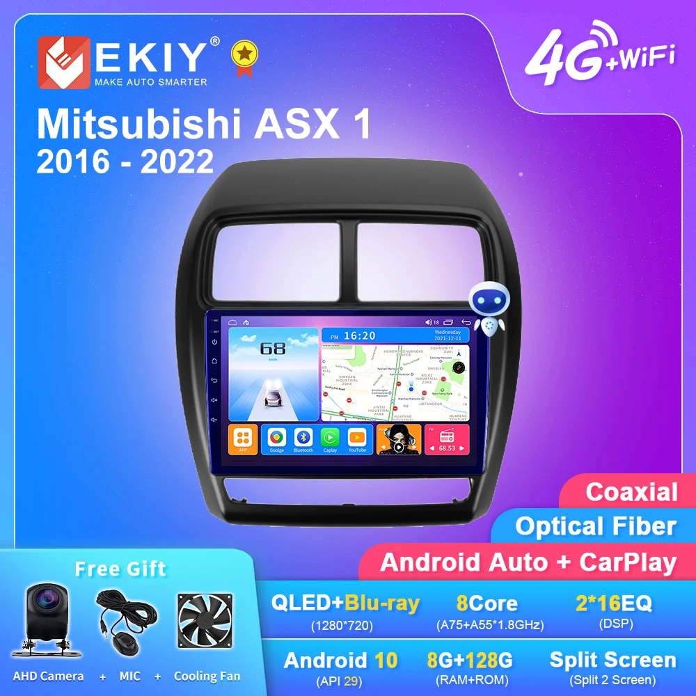 EKIY T7 Android 10.0 For Mitsubishi ASX 1 2016 - 2022 Car Radio Multimedia Video Player Navi Stereo GPS No 2din Carplay DVD HU
EKIY T7 Android 10.0 For Mitsubishi ASX 1 2016 - 2022 Car Radio Multimedia Video Player Navi Stereo GPS No 2din Carplay DVD HU