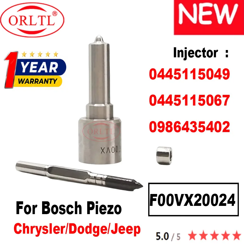 

ORLTL F00VX20024 Common Rail Nozzle Injector 0445115049 0445115067 0986435402 For BOSCH Piezo Injector Chrysler/Dodge/Jeep