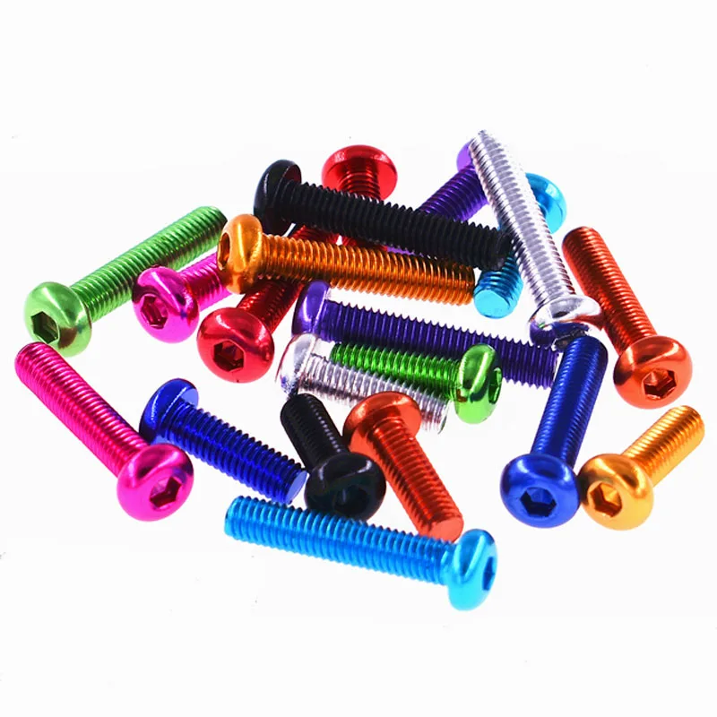 1 PCS M6 Inner Hexagonal Color Aluminum Alloy 7075 Screw Computer Mainframe Cabinet Diy Modified Half Round Head Pan Head Screw
1 PCS M6 Inner Hexagonal Color Aluminum Alloy 7075 Screw Computer Mainframe Cabinet Diy Modified Half Round Head Pan Head Screw
