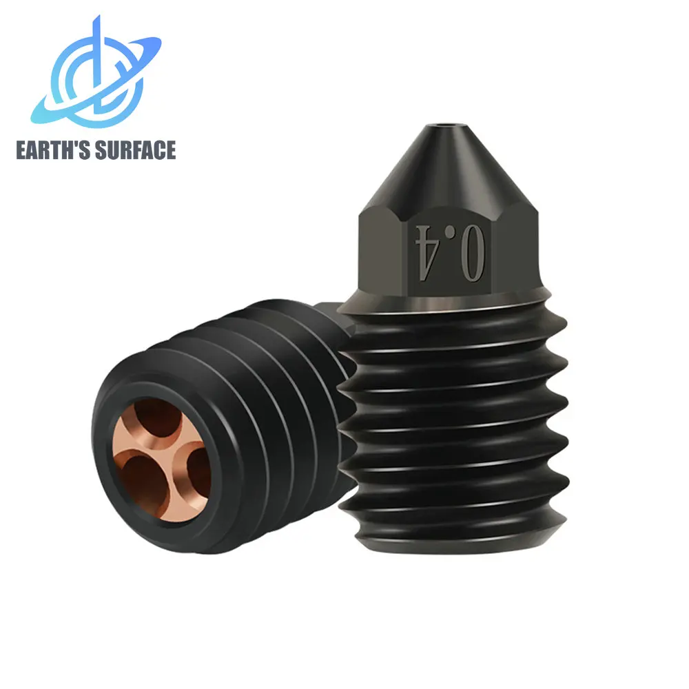 

Upgrade Bambulab CHT Hardened Steel Clone High Flow Nozzle For Bambu Lab p1p Upgraded Hotend High Temperature Resistance 500℃