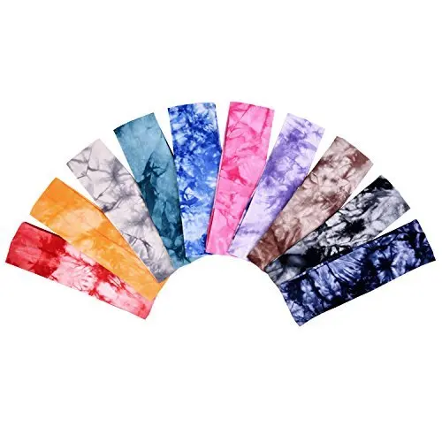 Tie Dye Headbands Cotton Stretch Headbands Elastic Yoga Hairband for Teens Girls Women Adults, Assorted Colors, 10 Pieces
Tie Dye Headbands Cotton Stretch Headbands Elastic Yoga Hairband for Teens Girls Women Adults, Assorted Colors, 10 Pieces