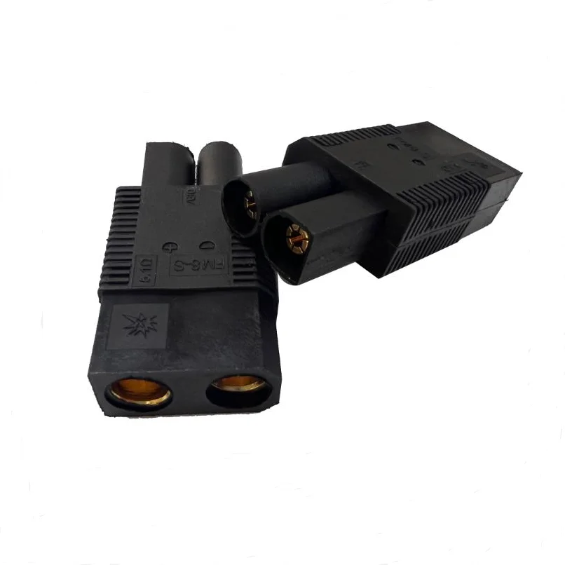 FMS8 Female to EC5 Male Plug High Current Antispark Connector Application with Remote Control Toys Drone Battery Charger Etc
FMS8 Female to EC5 Male Plug High Current Antispark Connector Application with Remote Control Toys Drone Battery Charger Etc