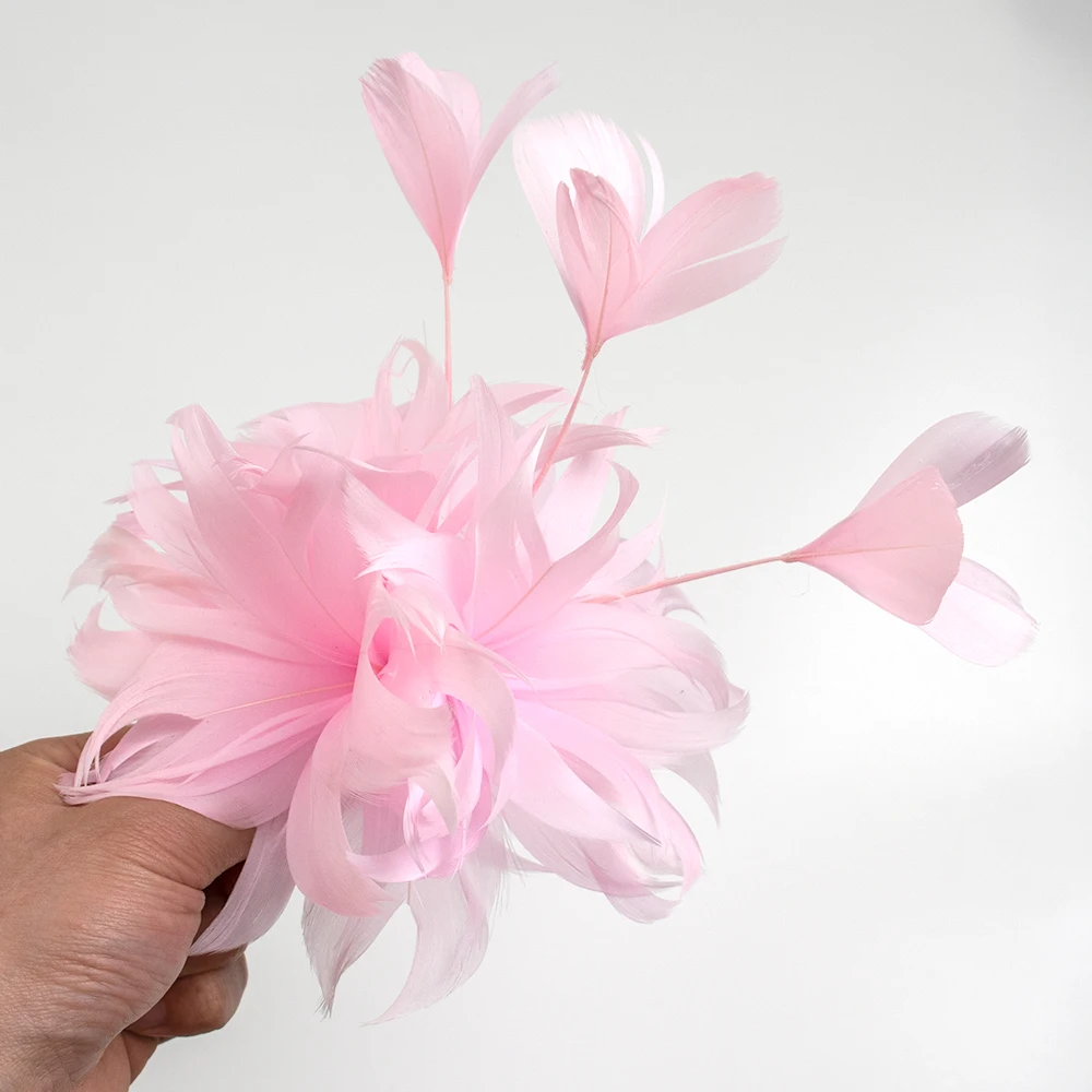 pink Feather Flower Brooch&Clip Headpiece Headdress With Feathers Ladies Plumage Accessories Fascinator Pin Hairclip for Women
pink Feather Flower Brooch&Clip Headpiece Headdress With Feathers Ladies Plumage Accessories Fascinator Pin Hairclip for Women