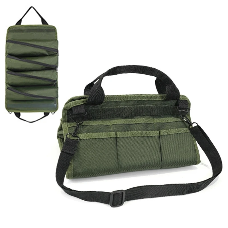 Tool Roll,Multi-Purpose Roll Up Tool Bag,Wrench Roll,Canvas Tool Organizer Bucket,Car First Aid Kit Wrap Roll Storage Case
Tool Roll,Multi-Purpose Roll Up Tool Bag,Wrench Roll,Canvas Tool Organizer Bucket,Car First Aid Kit Wrap Roll Storage Case