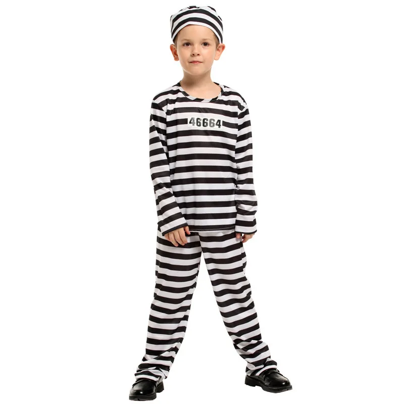 2022 New Halloween Children's Striped Prison Uniform Cosplay Boys And Girls Cosplay Costumes Stage Uniform
2022 New Halloween Children's Striped Prison Uniform Cosplay Boys And Girls Cosplay Costumes Stage Uniform