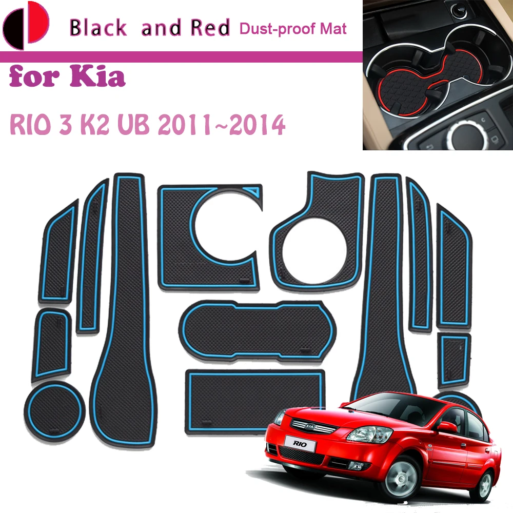 Rubber Door Groove Mat for KIA RIO 3 K2 1.6L 1.4L Pride UB 2011~2014 Cushion Gate Storage Slot Coaster Dust-proof Inner Sticker
Rubber Door Groove Mat for KIA RIO 3 K2 1.6L 1.4L Pride UB 2011~2014 Cushion Gate Storage Slot Coaster Dust-proof Inner Sticker