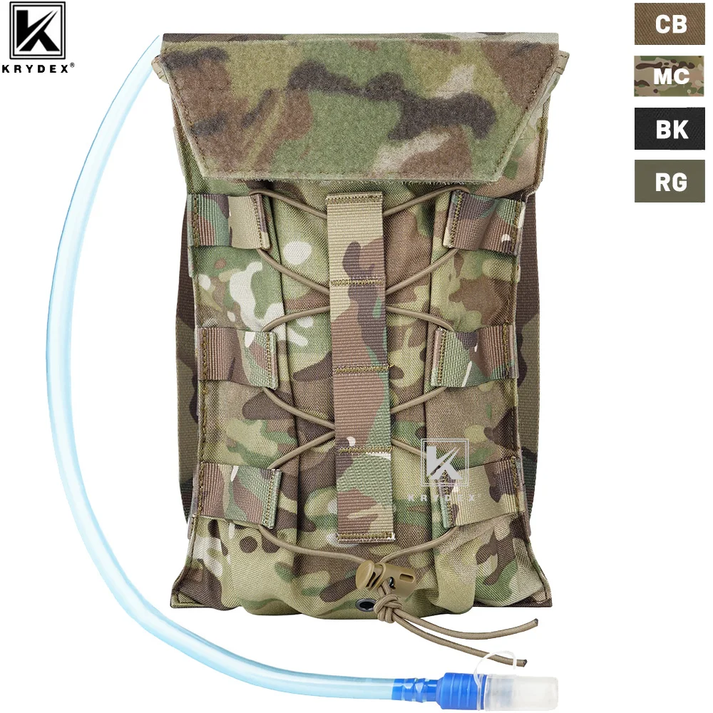 

Тактическая Сумка-гидрататор KRYDEX 50 унций, облегченная модульная сумка 1,5 л, сумка для водного пузыря, военные аксессуары для охоты и активного отдыха