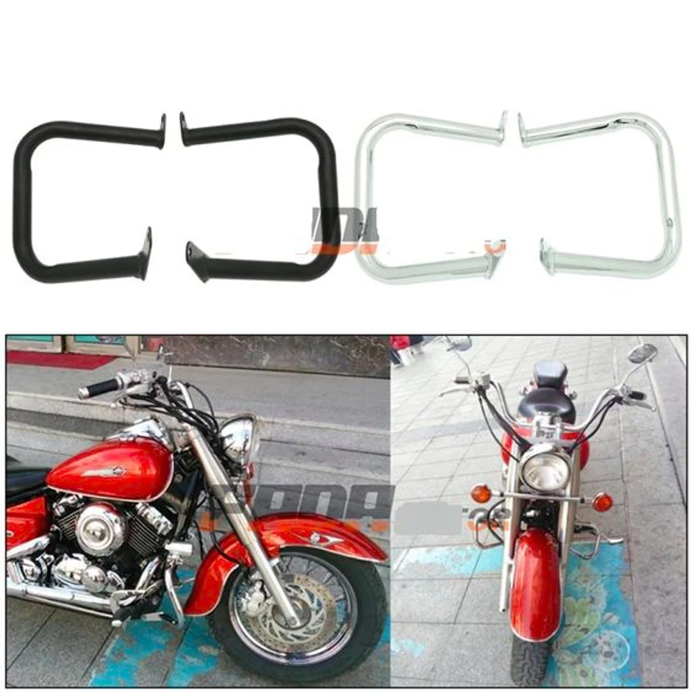 Engine Guard Crash Bar Metal for Yamaha Drag Star DS400 DS650 Vstar XVS400 XVS650 Classic Custom 97-16+ Chrome Silver / Black
Engine Guard Crash Bar Metal for Yamaha Drag Star DS400 DS650 Vstar XVS400 XVS650 Classic Custom 97-16+ Chrome Silver / Black