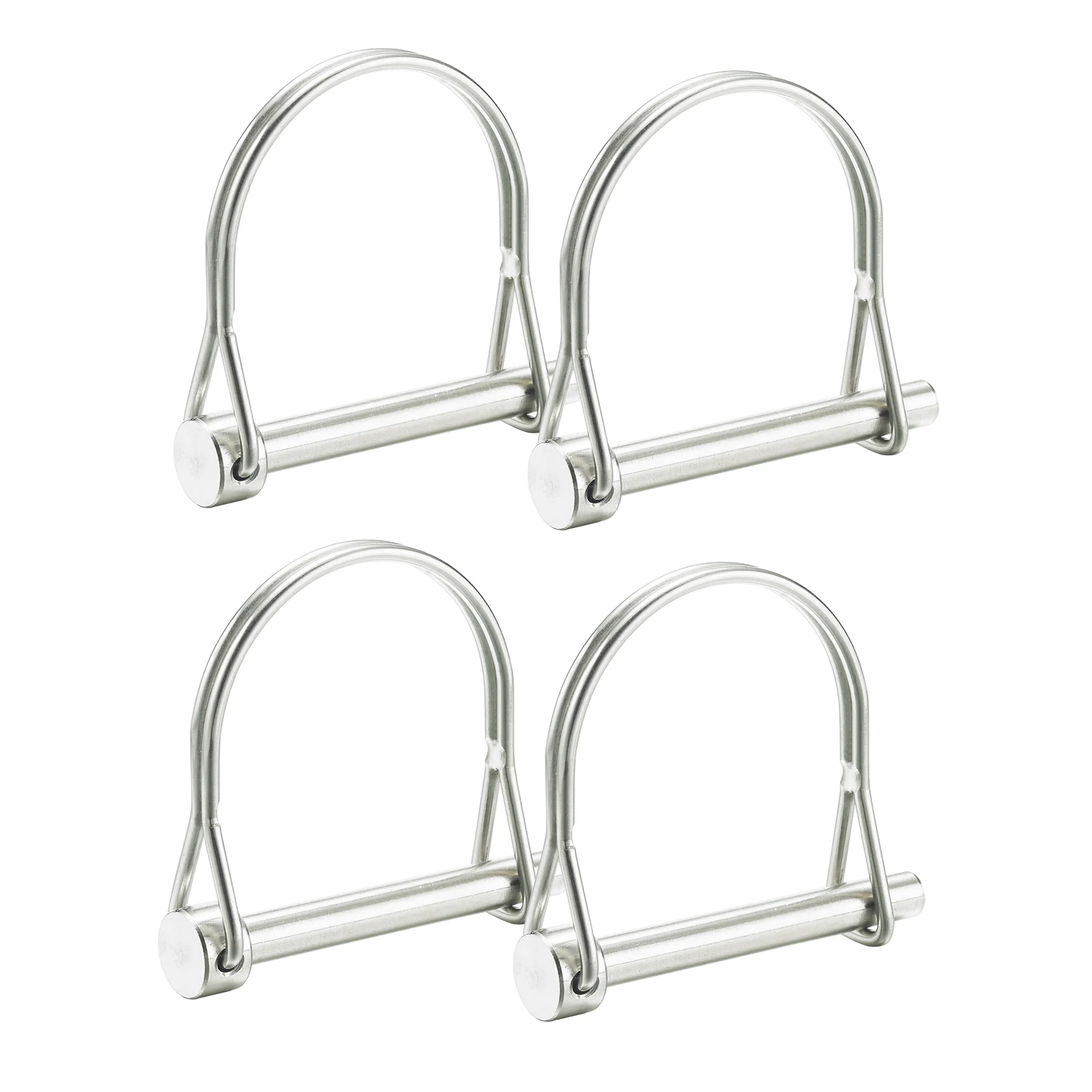 Safety Coupler Pin,Wire Lock Pins,Shaft Locking Pin,316 Stainless Steel,0.25 Inch(6.3mm) Diameter, 1.97Inch(50mm) Length,4 Packs
Safety Coupler Pin,Wire Lock Pins,Shaft Locking Pin,316 Stainless Steel,0.25 Inch(6.3mm) Diameter, 1.97Inch(50mm) Length,4 Packs