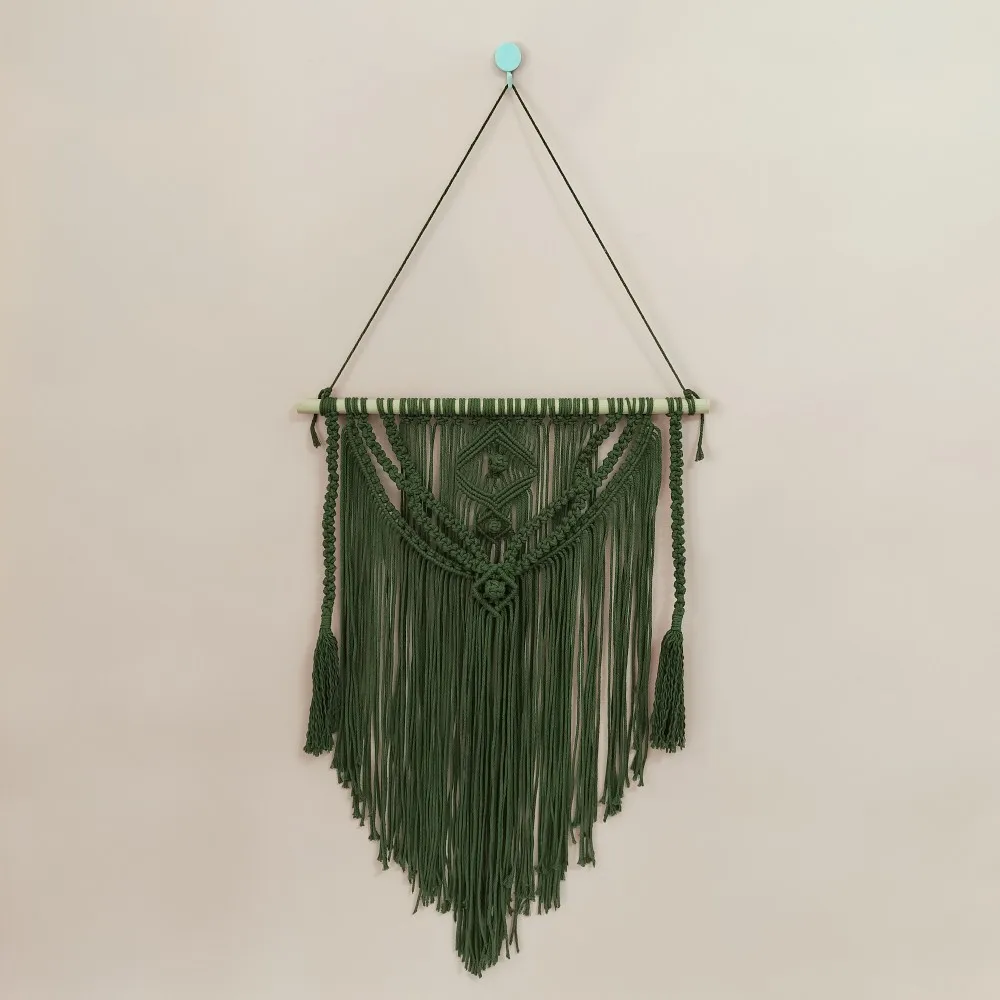 Fringe Tassel Macrame Tapestry - Handcrafted Boho Wall Art 2 A4ada8bc3a4c5425eb941fc69fbbed406D