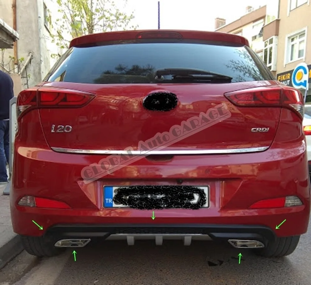 For Hyundai I20 Diffuser 2014 2015 2016 2017 2018 Rear Bumper Extension Attachment Car Styling Auto Accessory Exhaust Universal
For Hyundai I20 Diffuser 2014 2015 2016 2017 2018 Rear Bumper Extension Attachment Car Styling Auto Accessory Exhaust Universal