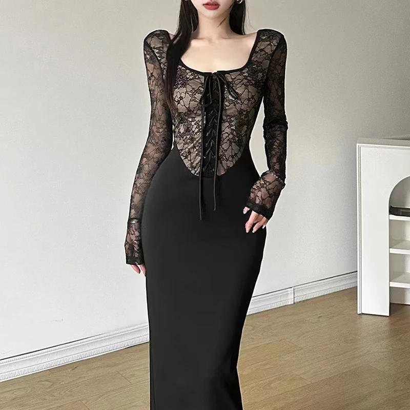 High Quality Elegant Dresses 2024 For Women Fashion Lace Bandage Slim Sexy Party Club Summer
High Quality Elegant Dresses 2024 For Women Fashion Lace Bandage Slim Sexy Party Club Summer