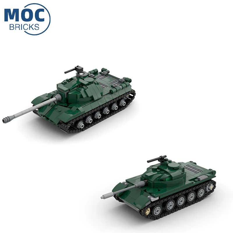 WW II Military Series Armed IS-3 Heavy Tank And Type 62 Light Tank MOC Assembling Building Blocks Kit Model Children's Toys
WW II Military Series Armed IS-3 Heavy Tank And Type 62 Light Tank MOC Assembling Building Blocks Kit Model Children's Toys