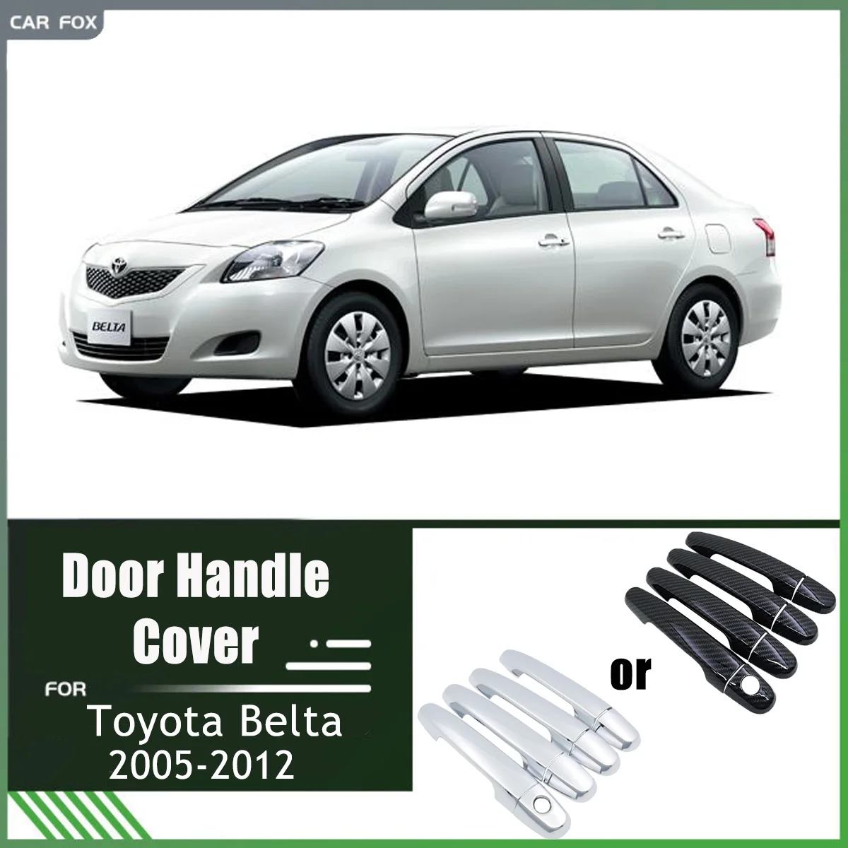 Chrome Door Handle Cover Trim for Toyota Belta XP90 2005-2012 2006 2007 2008 2010 Car Accessories Cover Stickers ABS Styling
Chrome Door Handle Cover Trim for Toyota Belta XP90 2005-2012 2006 2007 2008 2010 Car Accessories Cover Stickers ABS Styling