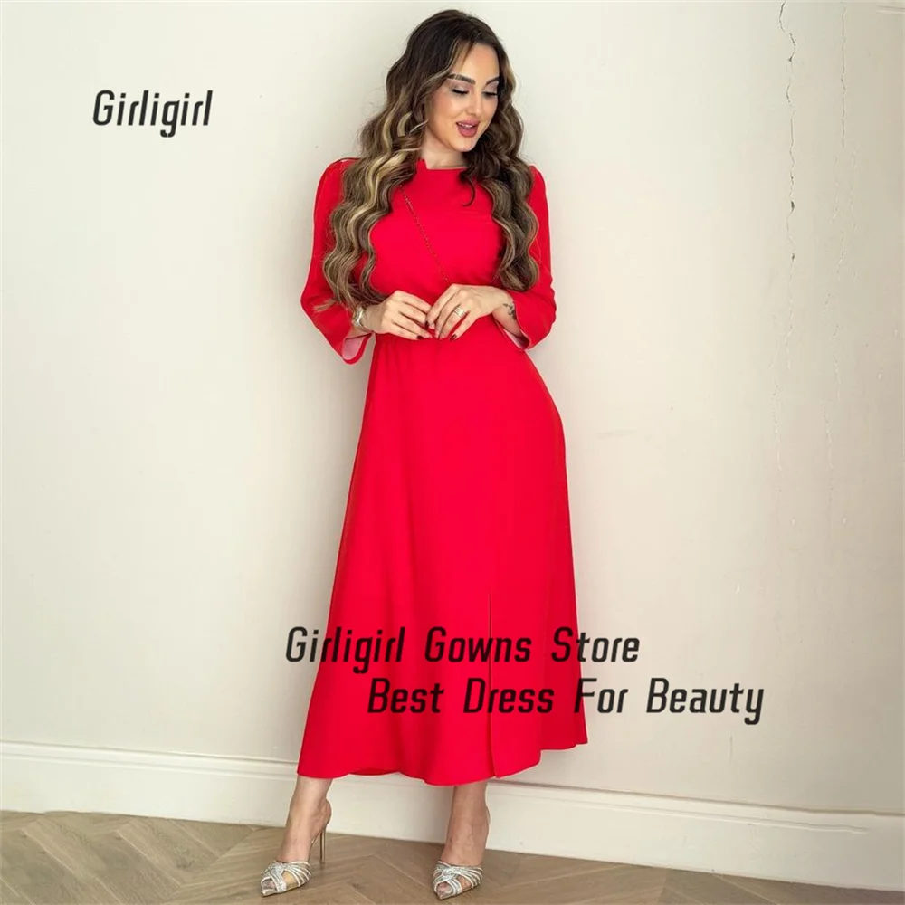Girligirl A Line Evening Dress Boat Neckline Full Sleeves With Beading For Saudi Arabia Formal Occasion Gowns فساتين سهرة
Girligirl A Line Evening Dress Boat Neckline Full Sleeves With Beading For Saudi Arabia Formal Occasion Gowns فساتين سهرة