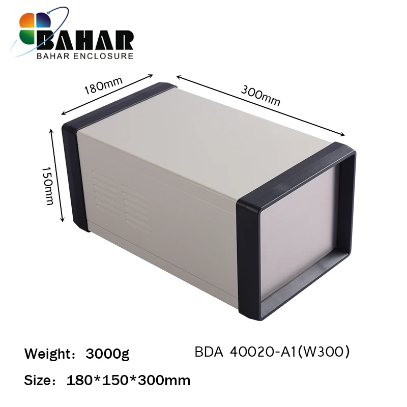 

Bahar Enclosure Robust Metal Electronic Box for Project DIY Instrument Housing and Power Setup box BDA 40020 Iron Junction Box